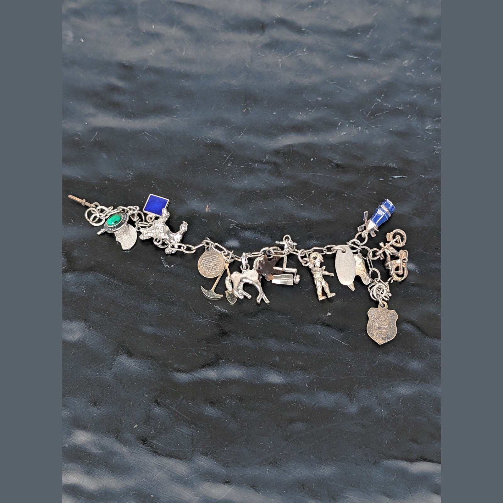 Silver Charm Bracelet 7