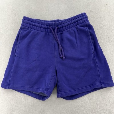 TNA aritzia cozy Boyfriend Purple pull on fleece lounge Shorts XS