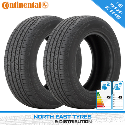 2x 245 45 20 CONTINENTAL CROSSCONTACT LX SPORT NEW HIGH TERRAIN TYRES M+S 99V