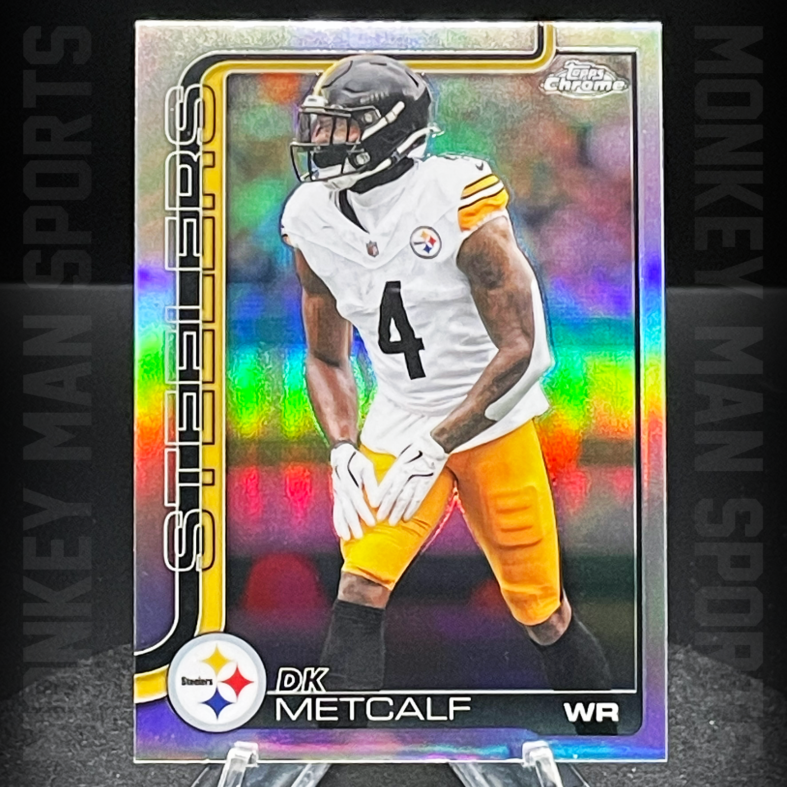 2025 Chrome - DK Metcalf - #254 REFRACTOR STEELERS MINT