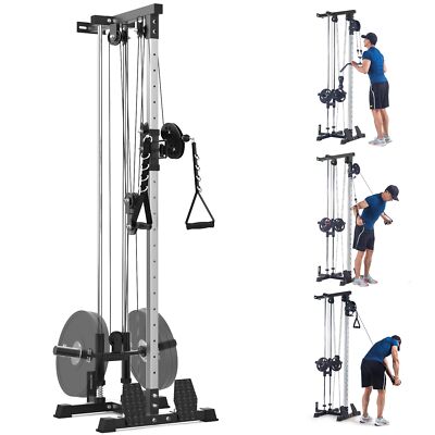 LAT Pulldown Machine Row Cable Machine and Low Pulley Station Training Home Gym
