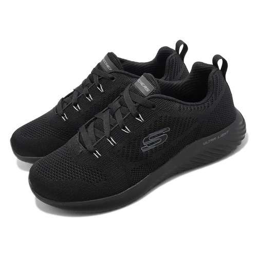 

Skechers Bounder-Rinstet Черно-белые мужские повседневные туфли 232068-BBK, Черный, Bounder-rinstet