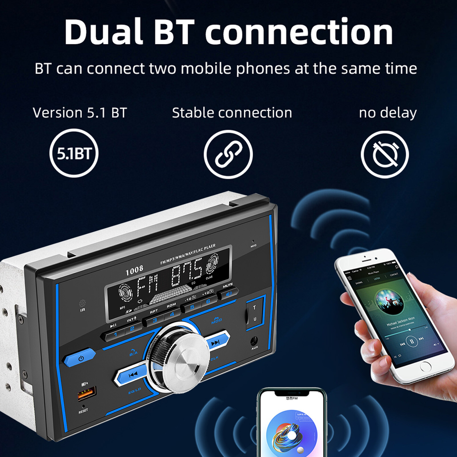 Fm Car Mp3 Player Remote Control