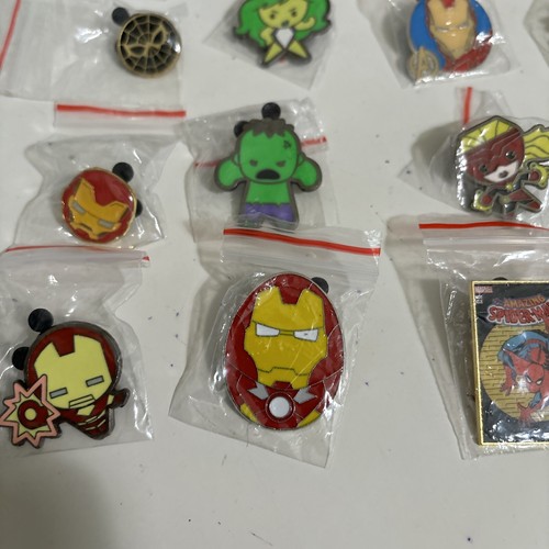 Disney Marvel Avengers Only Pins lot of 20  Spider Man, Deadpool, Iron Man, Etc.