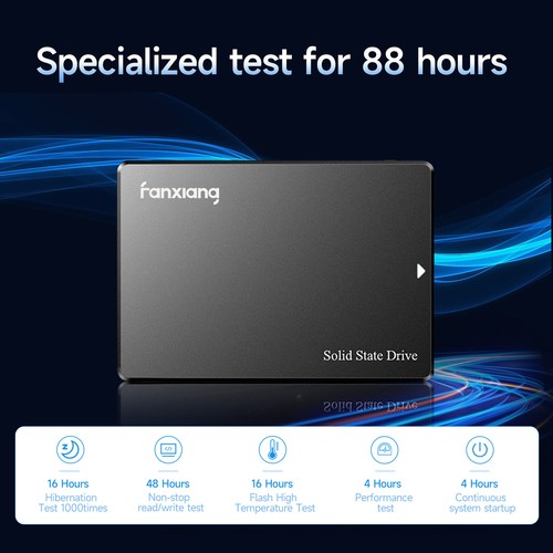 Fanxiang 1TB SSD 2.5" SATA III 6GB/s Internal Solid State Drive PC/ MAC/ PS4 LOT