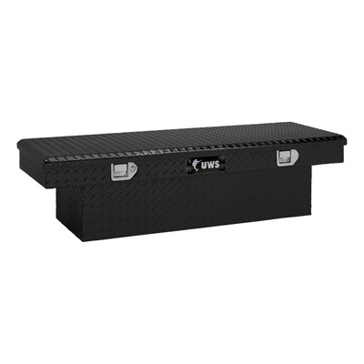 UWS TBS-54-BLK Gloss Black Aluminum 54'' Crossover Truck Tool Box