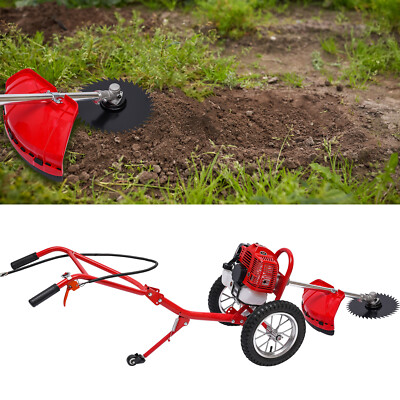 Hand Push Type Grass Cutter Lawn Mower Trimmer Gasoline Brush