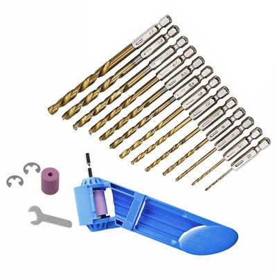 Professional Grade Titanium Coated Drill Bits for Efficient Performance 13pcs