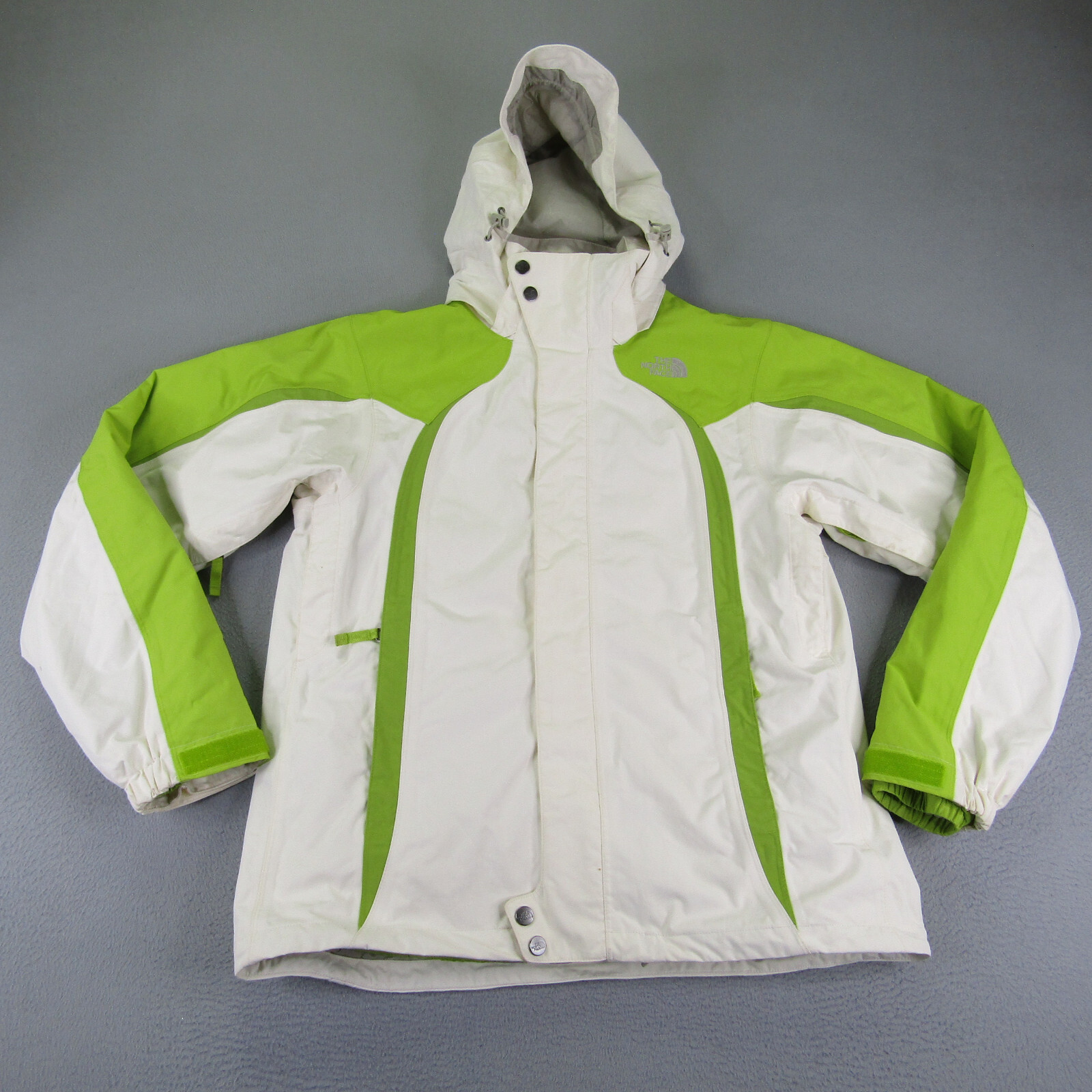 【The North Face】 W'S ICE PACE JACKET - LIME North Face Jacket Womens Medium Green White Puffer Liner