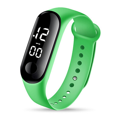 Unisex Digital LED Sports Watch Unisex Silicone Band Wrist Watches 