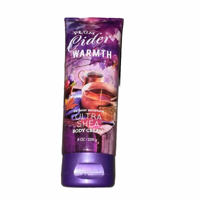 Bath & Body Works PLUM CIDER WARMTH 8 Oz. ULTRA SHEA Body Cream Discontinued New