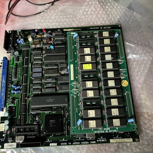 Lines Not working Sega Shinobi ARCADE Video GAME PCB BOARD