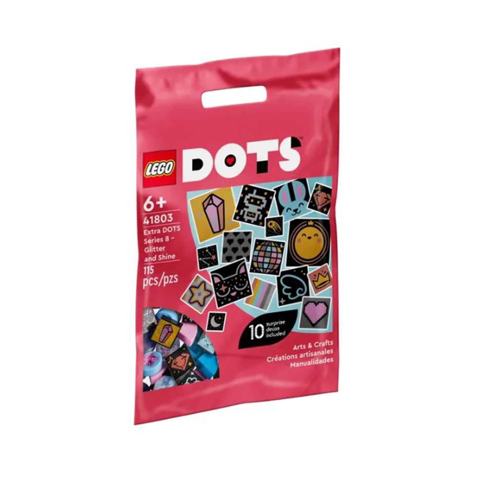 Набор LEGO Extra Dots Series 8 с блестками и сиянием 41803 НОВЫЙ В НАЛИЧИИ