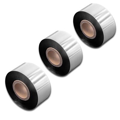 3x Thermotransferband schwarz 30mmx300m, 2,5cm für Sato CL4NX, CL6NX