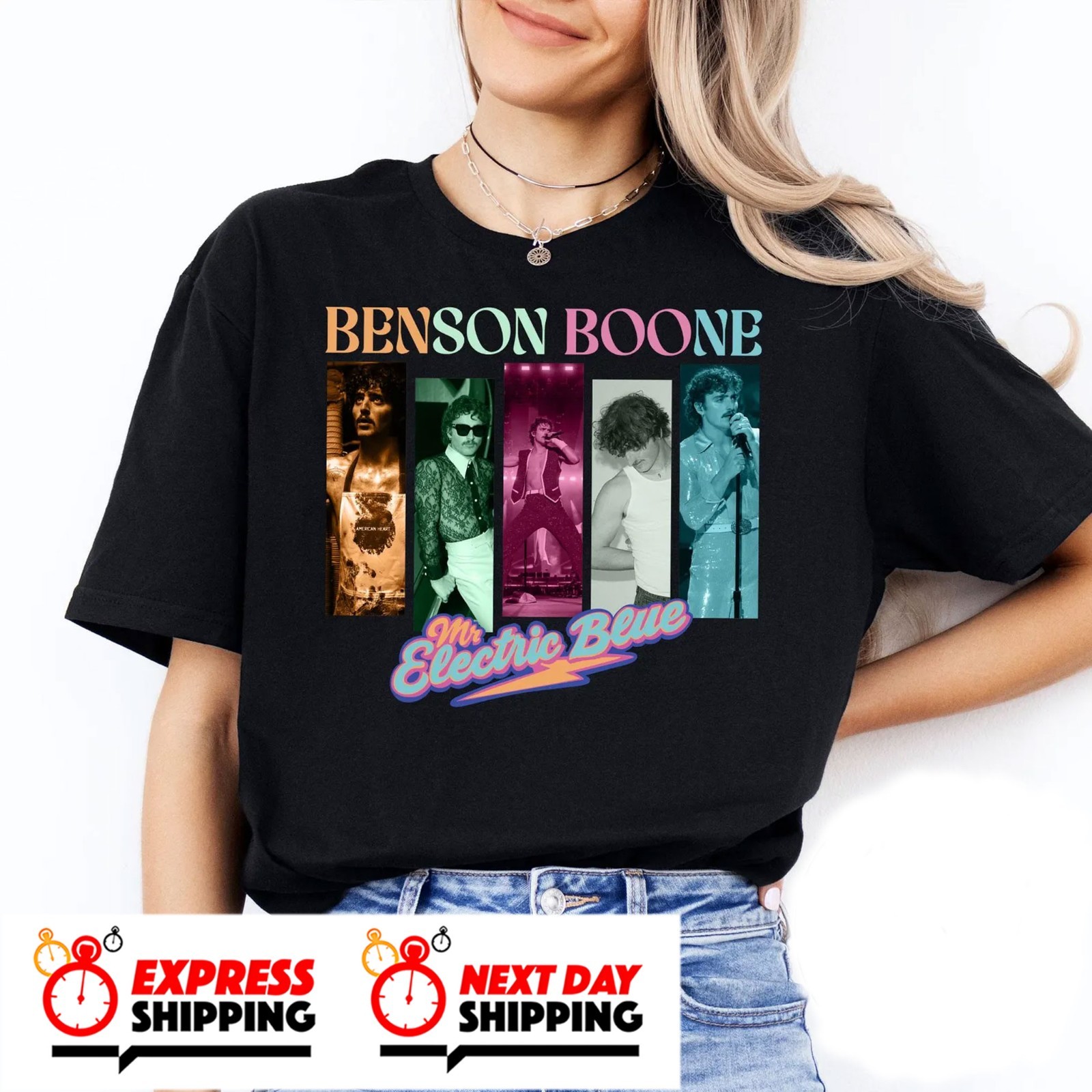 Benson Boone Tour 2025 Shirt Colorful Vintage Style Merch