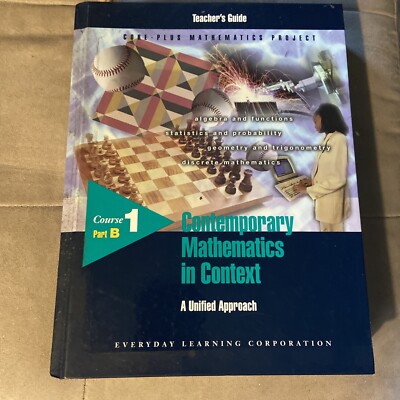 Contemporary Mathematics in Context a Unified Approach Course 1 Part B HC Book
