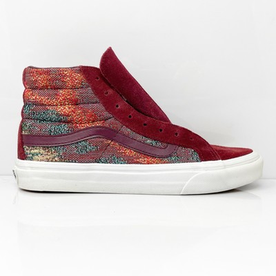 Vans Unisex Sk8 Hi 721278 Красная повседневная обувь Кроссовки Размер M 5,5 W 7