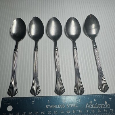 Rogers International Silver CASCADE Stainless Flatware Table Spoons 3 Available