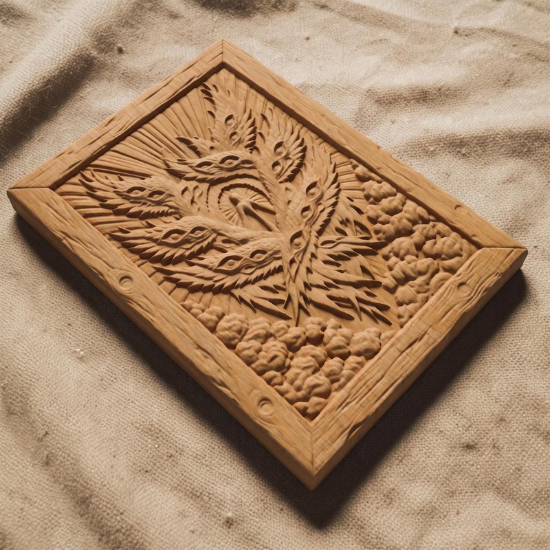 Seraphim Wooden Carved Handmade Christian Icon | Byzantine Greek Home Decor