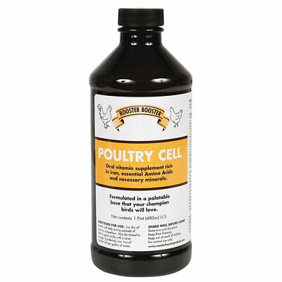 Rooster Booster Poultry Cell - Vitamins, Aminos, and Mineral Supplement