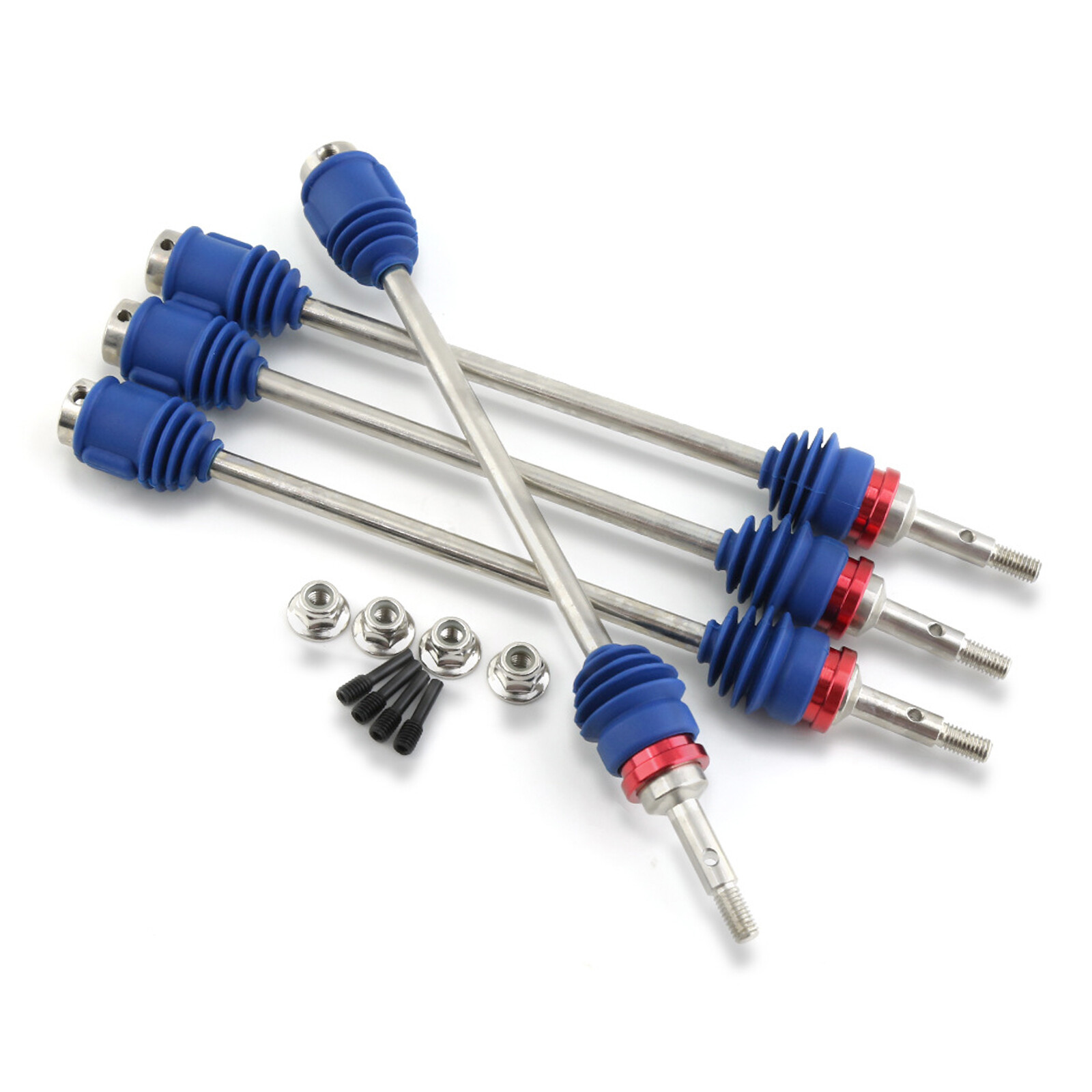 For Traxxas 5451R Steel Performance Driveshafts Nitro Revo, 