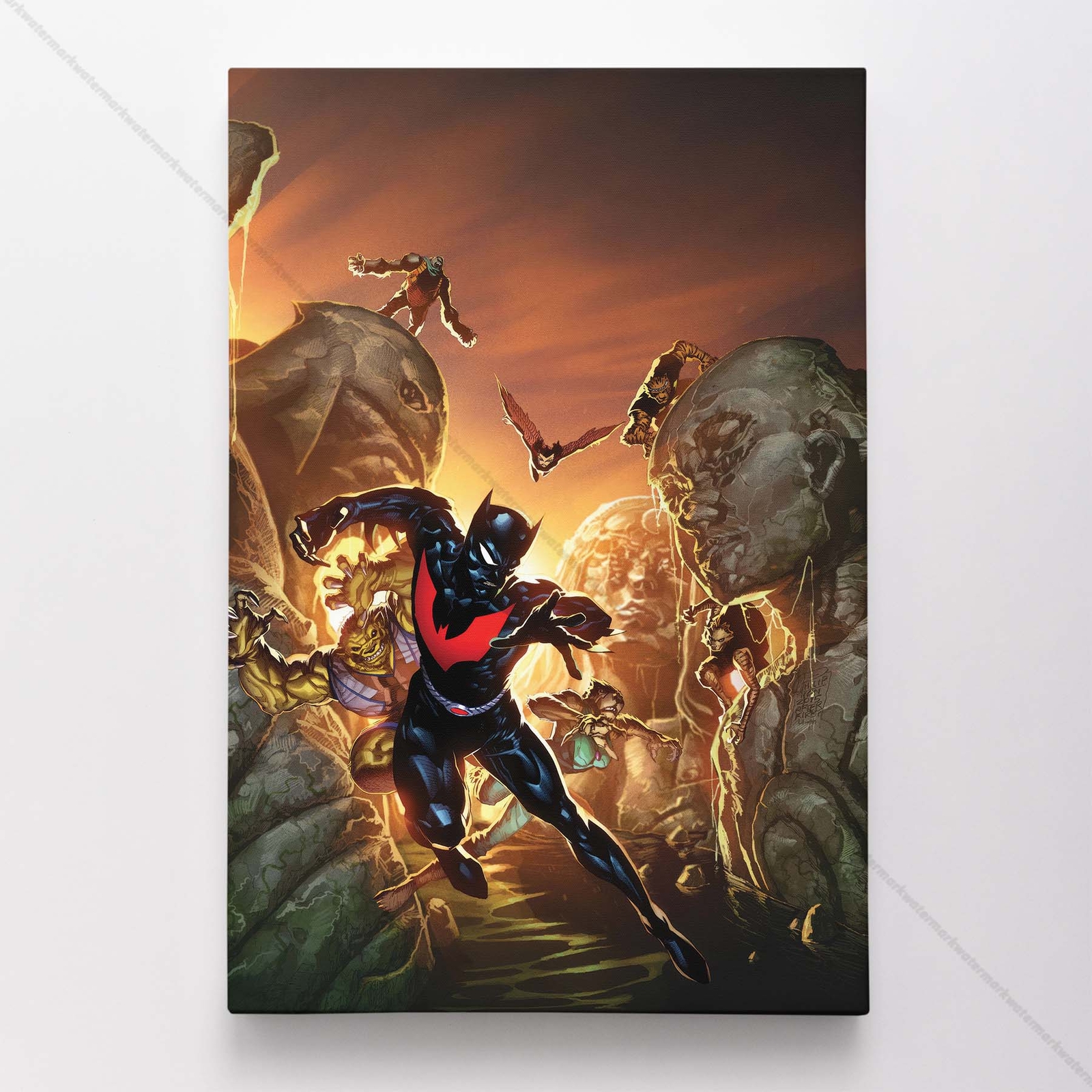 Batman Beyond Poster Canvas DC Comic Book Cover Art Print #3554