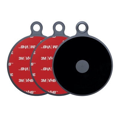 3-Pack 80mm 3M Adhesive Dashboard Pad Mounting Disk for Suction Cup phone Holder