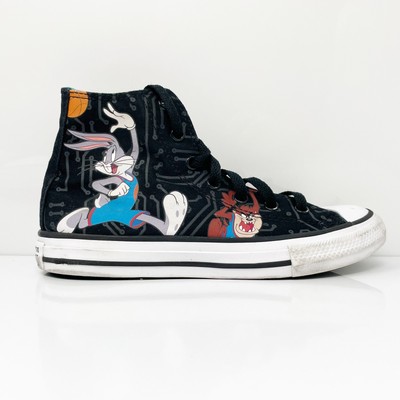 

Кеды Converse Boys CT All Star High Space Jam 372486F Черные повседневные кроссовки размер 3, Черный, Chuck Taylor All Star High Space Jam