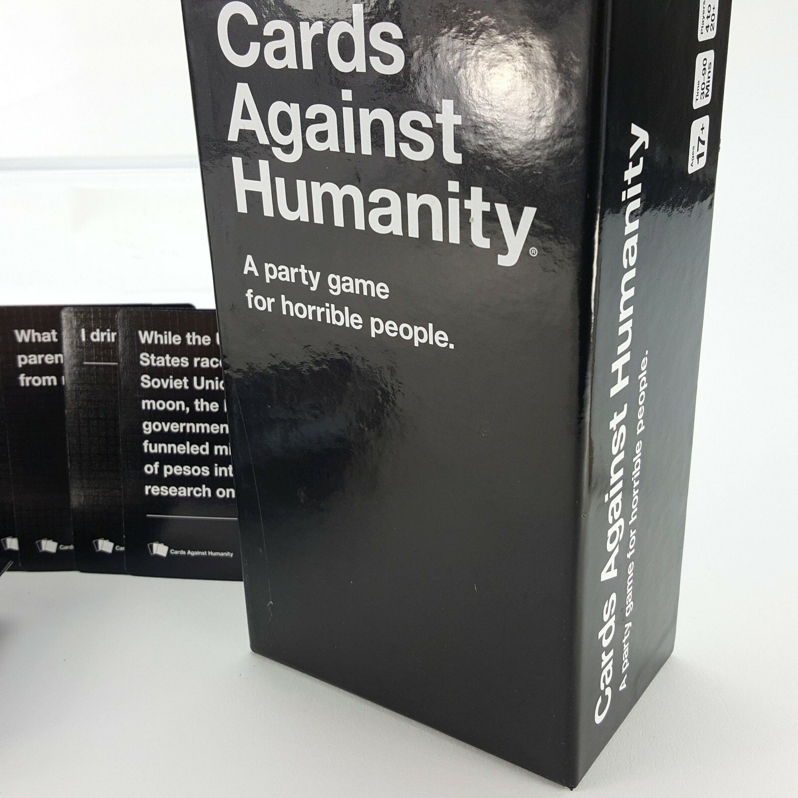 Cards Against Humanity Adult Party Game Kickstarter Black White Set