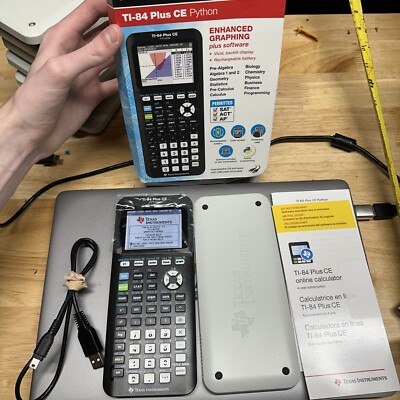 Texas Instruments TI-84 Plus CE Python Graphing Calculator Black OPEN BOX