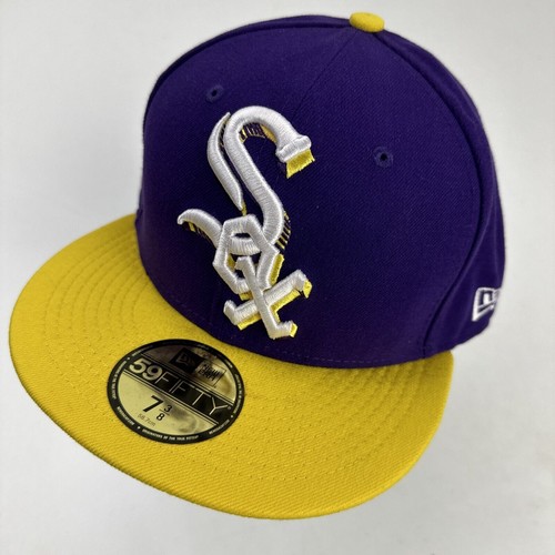 Chicago White Sox Ball Cap Hat Fitted 7 3/8 Baseball Purple Yellow New Era | eBay Chicago White Sox Ball Cap Hat Fitted 7 3/8 Baseball Purple Yellow New Era | eBay