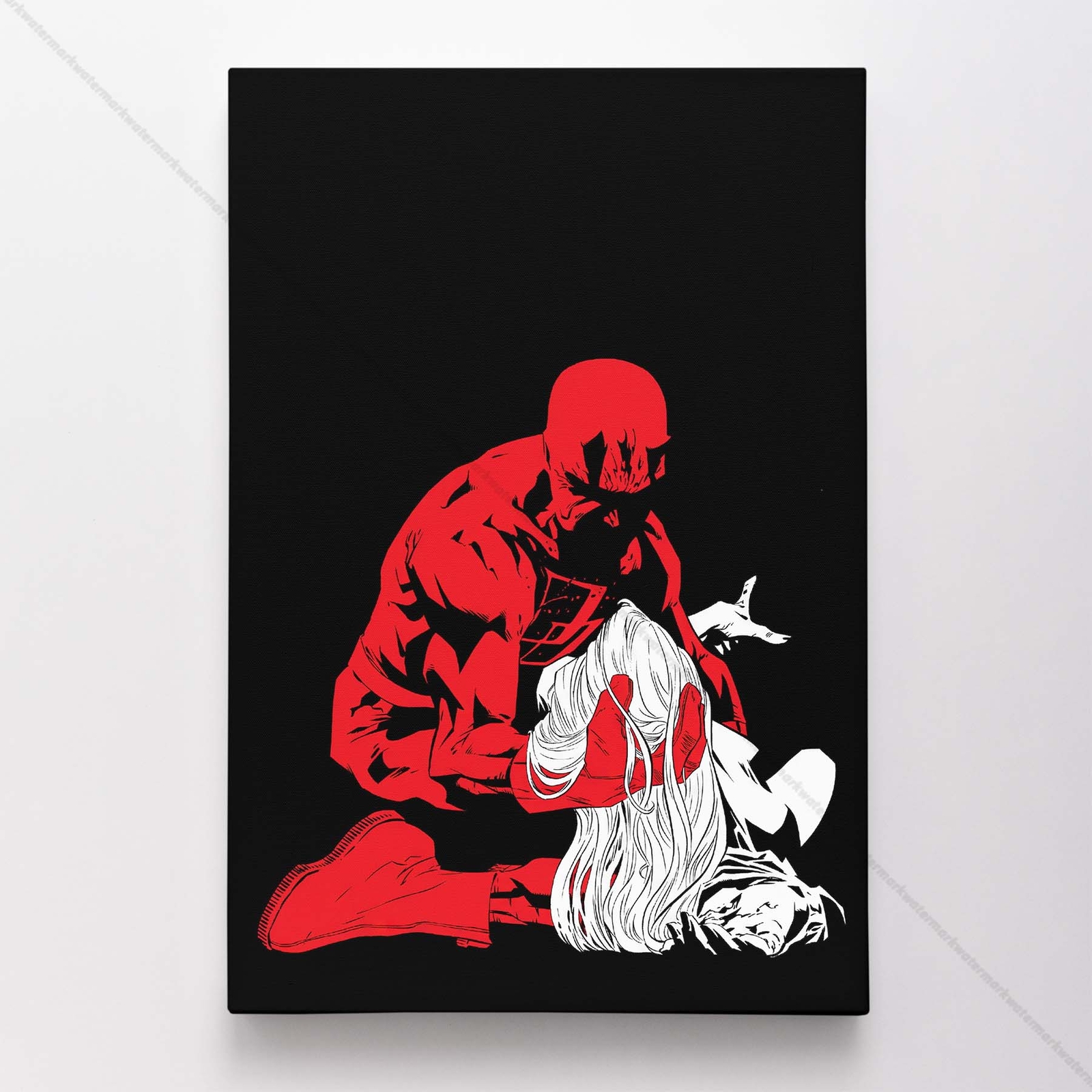 Daredevil Poster Canvas Textless Variant Vol 2 #5 Poster Canvas Comic Book Art P
