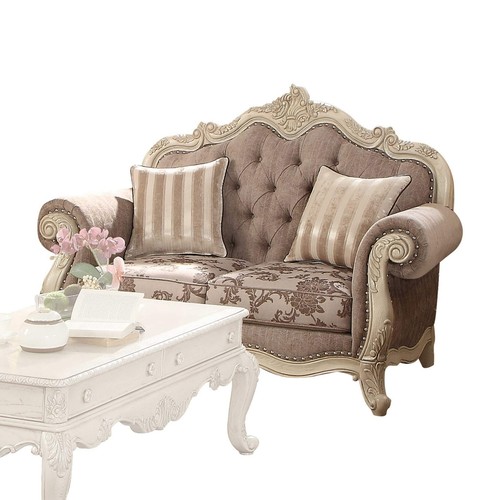 69 Серых и белоснежных дамасских подушек Chesterfield Loveseat и Toss