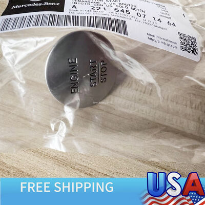 1PC Keyless Go Engine Push to Start Button Start Stop Fits For Mercedes-Benz