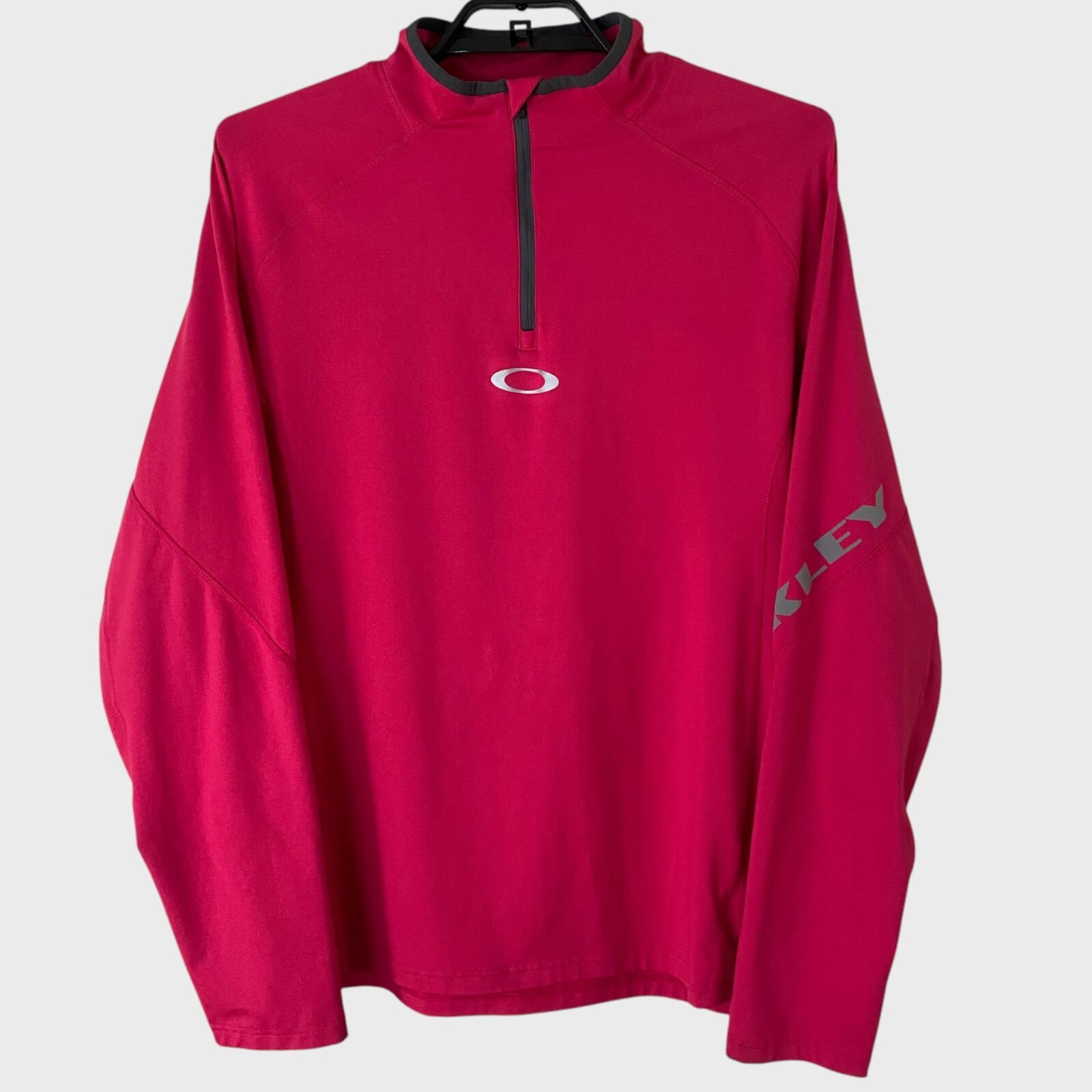 Oakley Quarter-Zip Pullover Sports Sweatshirt Men's XL Long