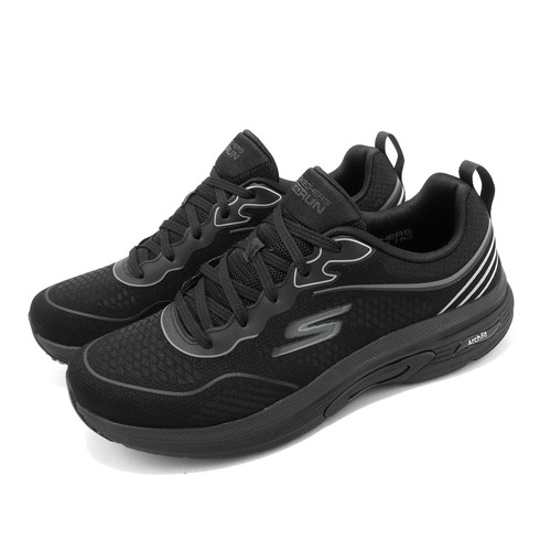 

Мужские кроссовки Skechers Go Run Arch Fit-Legend Black Silver 220627-BBK, Черный, Go Run Arch Fit-legend