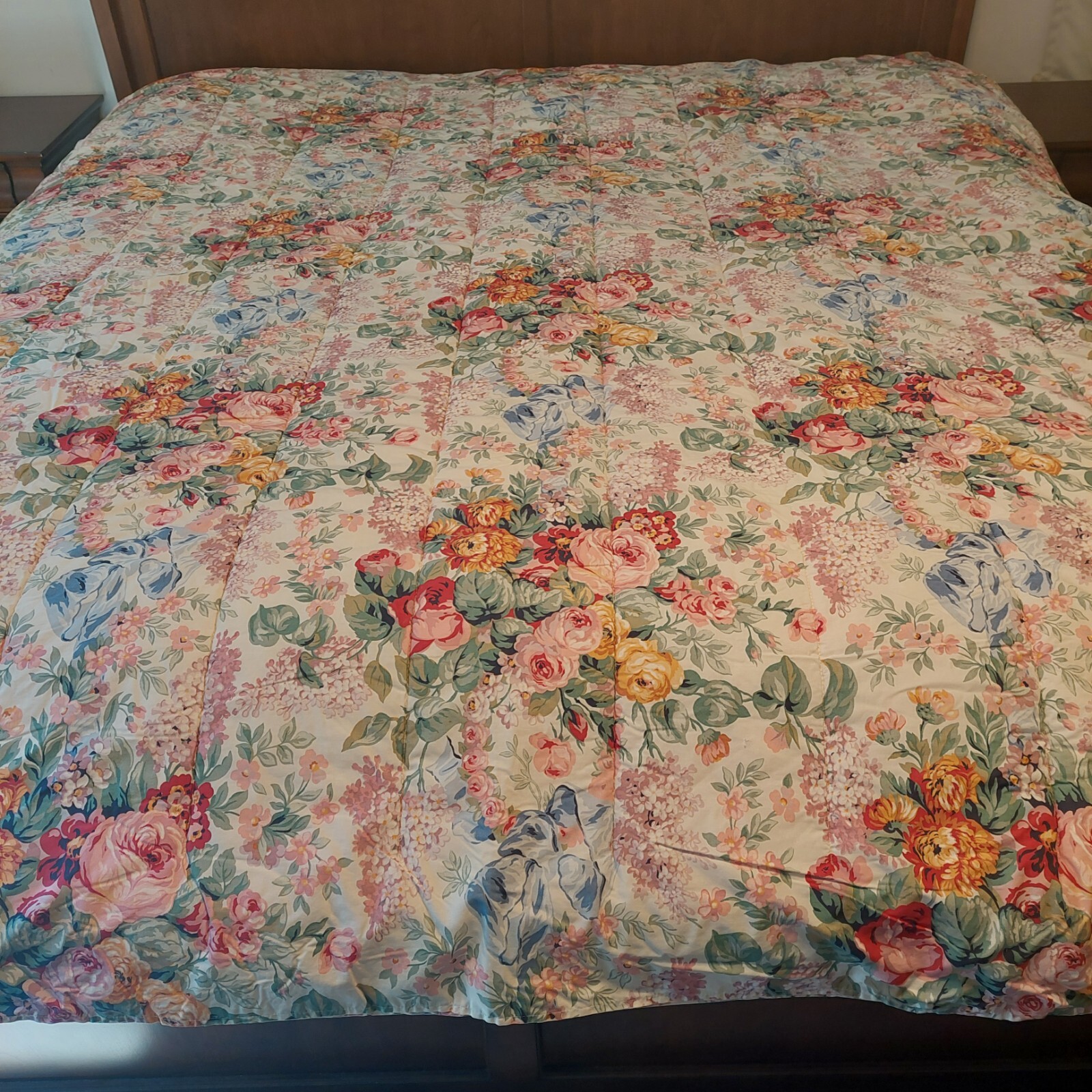 Ralph Lauren コンフォーターカバー Allison フローラ 花柄 Vintage RALPH LAUREN COMFORTER ALLISON FLORAL Full / Queen