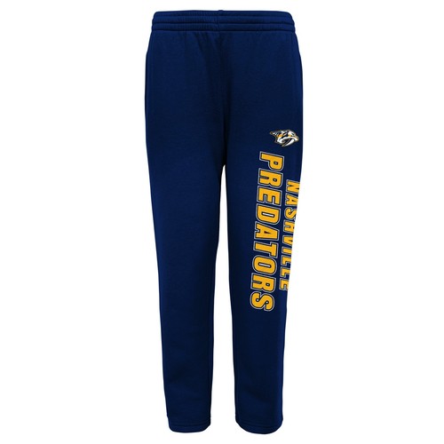 Флисовые брюки Outerstuff Nashville Predators NHL Boys Youth (8–20) после игры, синие