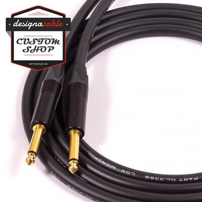 Mogami Ultimate 3368 Gitarrenkabel - Neutrik 1/4 Mono Buchsen - Gold St Sich