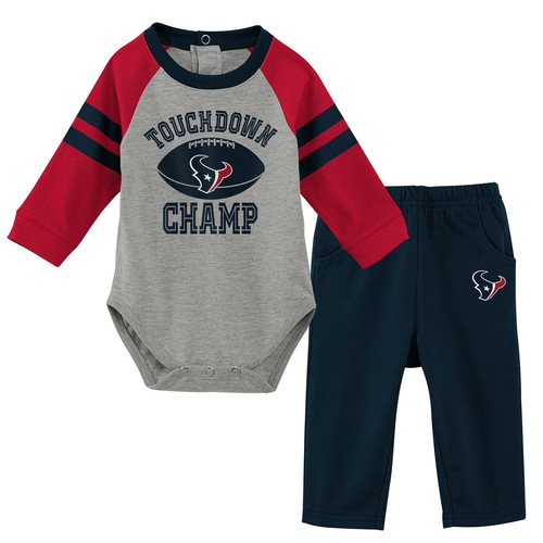 Комплект из крипера и брюк Outerstuff NFL Infants Houston Texans Touchdown
