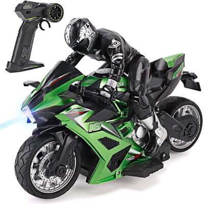 2.4G 1/10 High Speed Cross Country RC Remote Control Motorcycle W Riding Figure