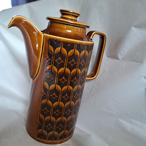 Hornsea Pottery England 1974 Heirloom Jug & Lid Brown Hornsea Pottery England 1974 Heirloom Jug & Lid Brown
