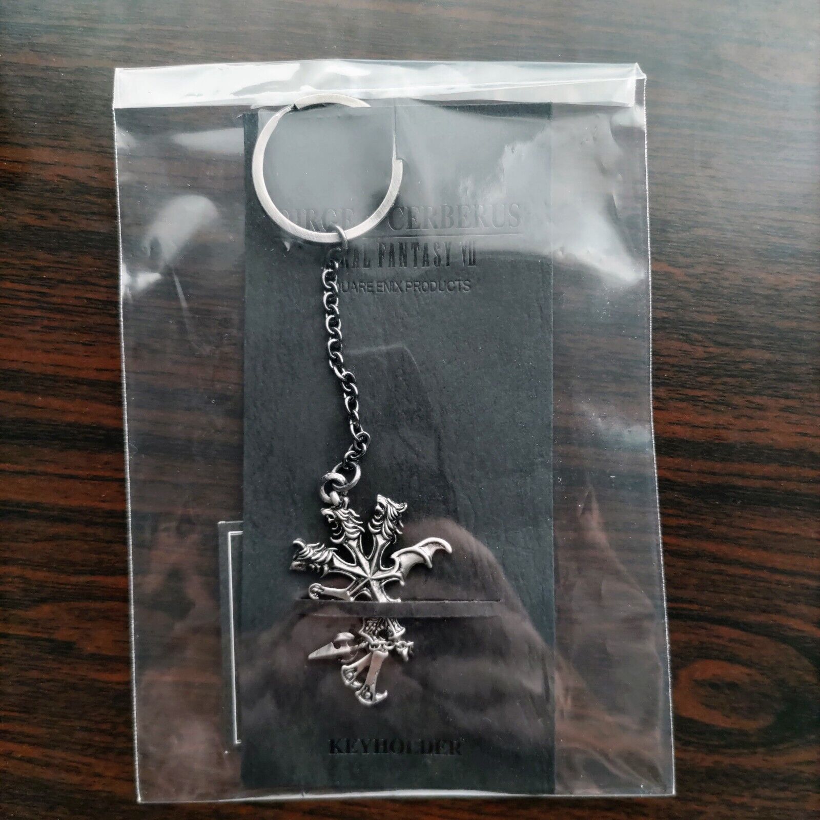 Final Fantasy VII 7 Dirge of Cerberus Metal Keychain Final Fantasy VII 7 Dirge of Cerberus Metal Keychain