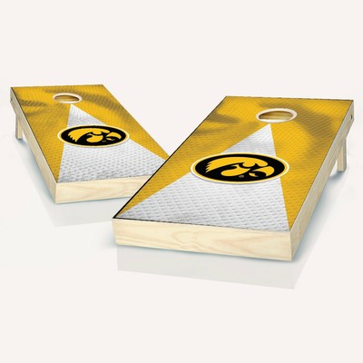 Iowa Hawkeyes Jersey NCAA Cornhole Board Set