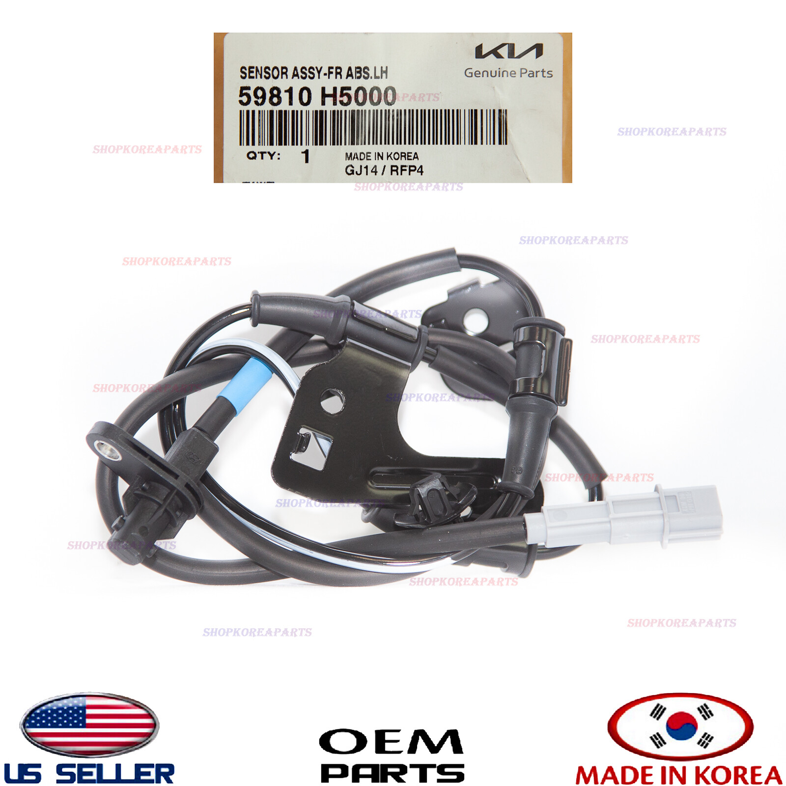 その他 ann.country Genuine ABS Wheel Speed Sensor Front LEFT Driver Side OEM