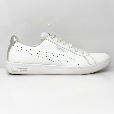 

Puma Womens Smash Perf Met 366238 01 Белая повседневная обувь Кроссовки Размер 9, Белый, Smash Perf Met