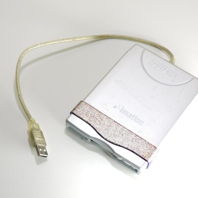 Imation External Floppy Disk Drive USB, 3.5'' Model D353FUE - Gray