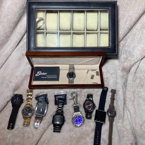 Nixon, Fossil, And More Watches Lot Needs Batteries As Is