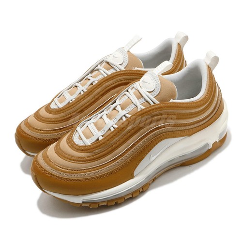 

Женские повседневные кроссовки Nike Wmns Air Max 97 Wheat Chutney Sail Light Bone Gum CT1904-700, Желтый, Wmns Air Max 97