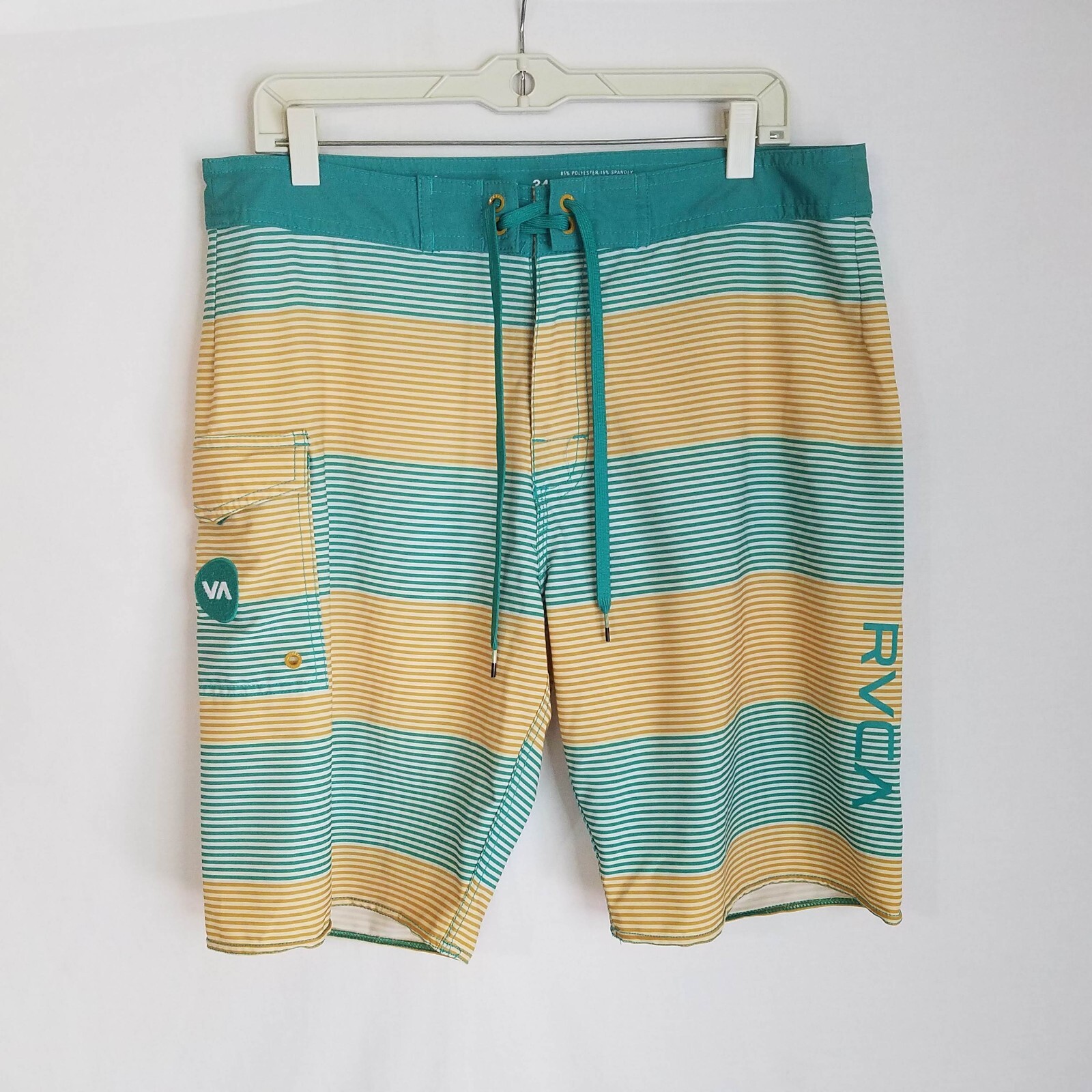 VEATM SCREW GRAPHIC SURF SHORTS Sサイズ SPEAR DESIGN SURF SHORTS (LONG & WIDE TYPE)
